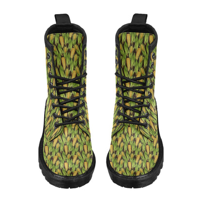 Agricultural Corn cob Print Women's Boots