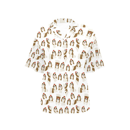 Shih Tzu Print Design LKS302 Women's Hawaiian Shirt