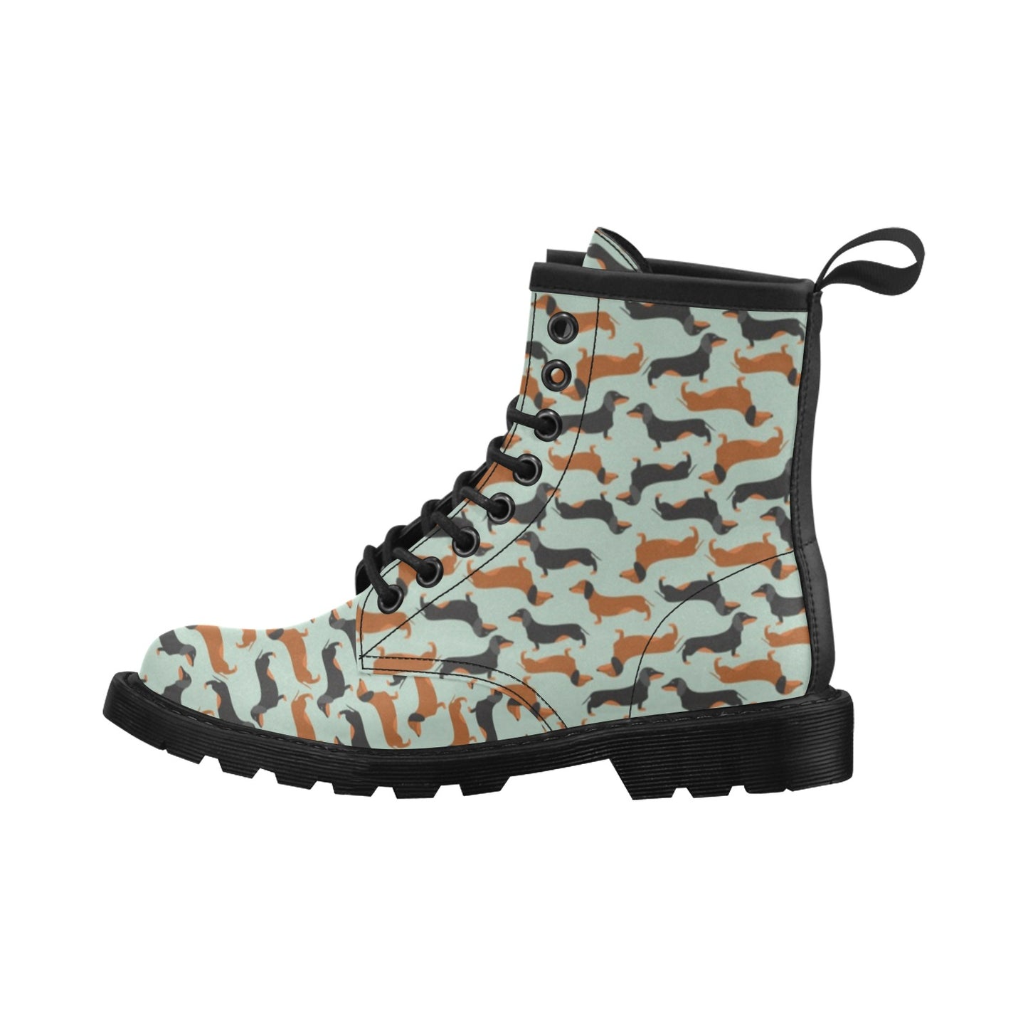 Dachshund Cute Print Pattern Women's Boots