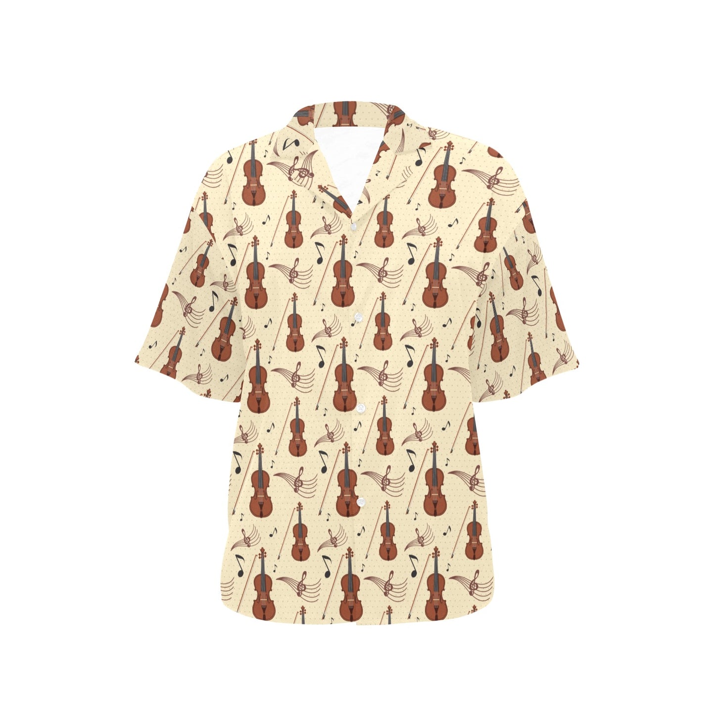 Cello Print Design LKS402 Women's Hawaiian Shirt