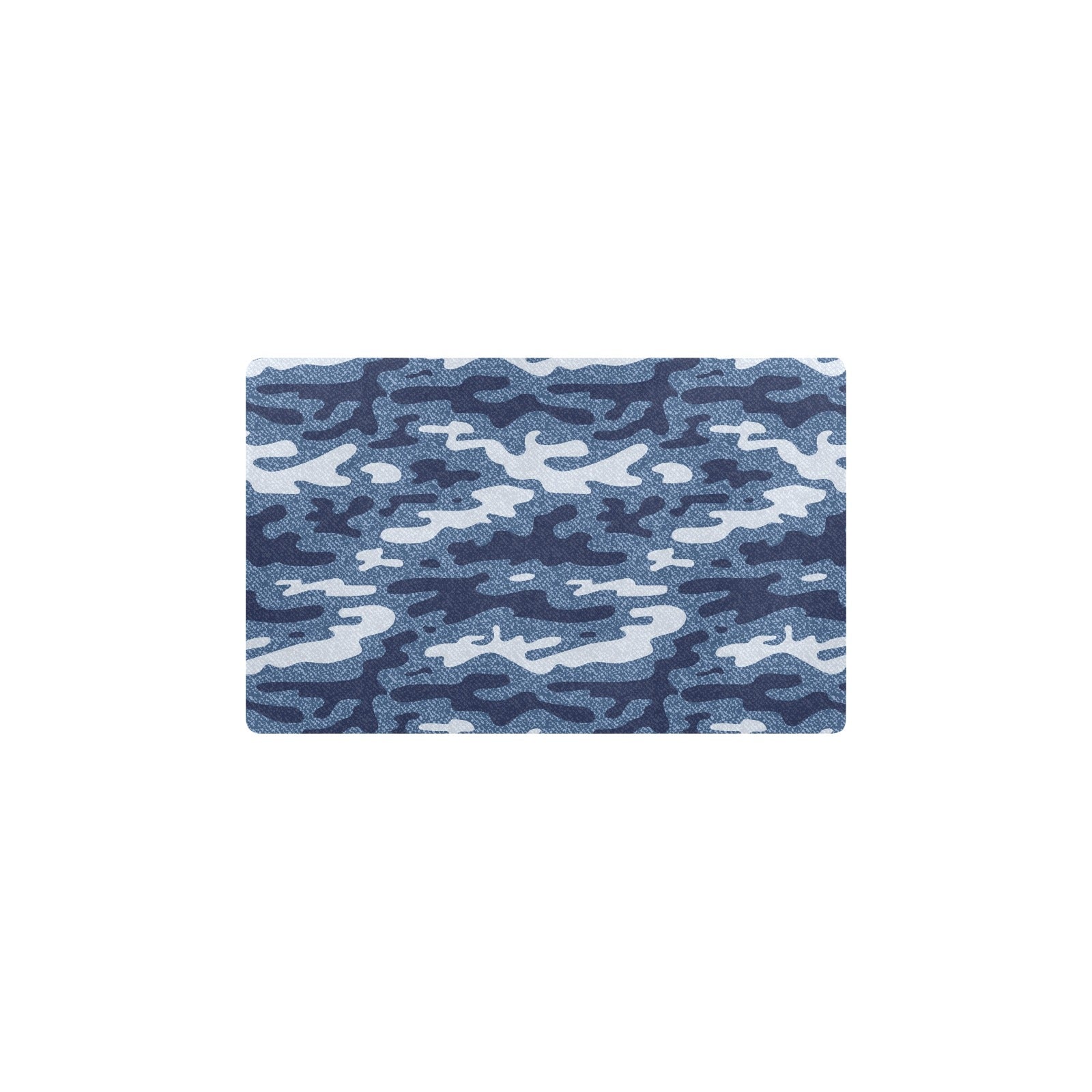 Jean Camouflage Pattern Print Design 05 Kitchen Mat