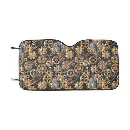 Steampunk Lightbulb Print Design LKS304 Car front Windshield Sun Shade