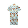 Horse Cute Themed Pattern Print Men's Romper