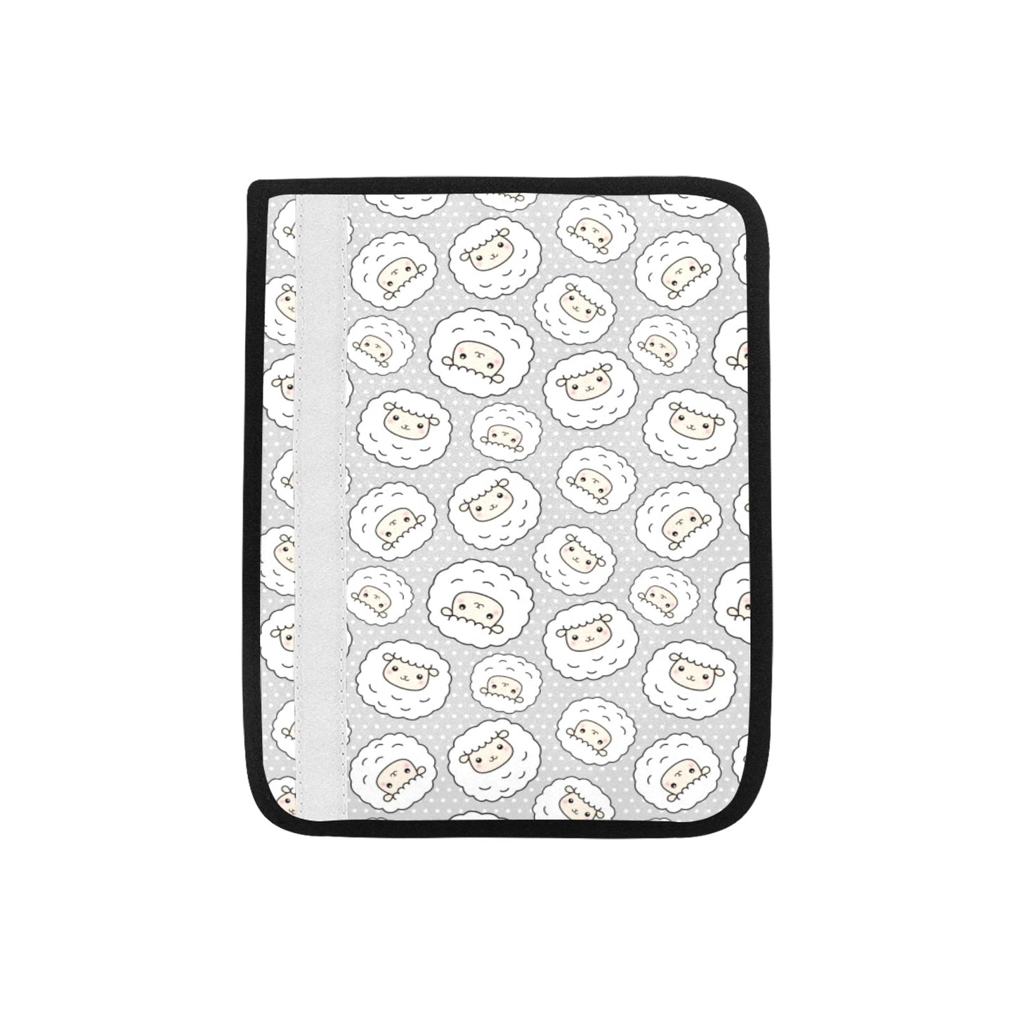 Sheep Print Design LKS401 Car Seat Belt Cover