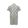 Damask Elegant Print Pattern Men's Romper