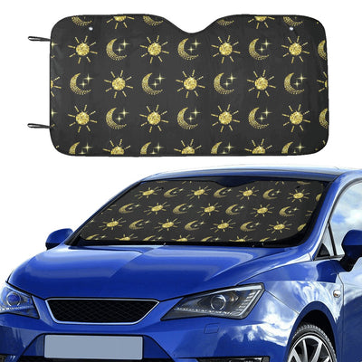 Sun Moon Print Design LKS304 Car front Windshield Sun Shade