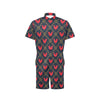 Rooster Pattern Print Design A02 Men's Romper