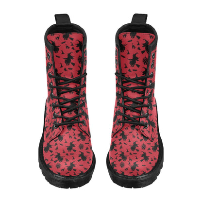 Witch Print Design LKS303 Women's Boots