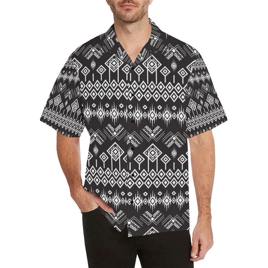 Tribal Pattern Print Design LKS304 Men's Hawaiian Shirt