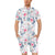 Hibiscus Print Men's Romper