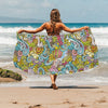 Hippie Print Design LKS301 Beach Towel 32" x 71"