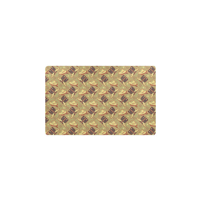 Western Cowboy Themed Kitchen Mat