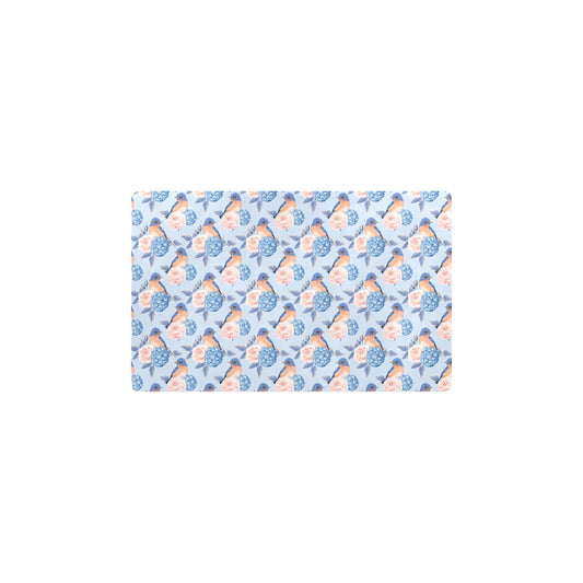 Bluebird Pattern Print Design 01 Kitchen Mat