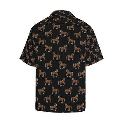 Horse Print Design LKS3010 Men's Hawaiian Shirt