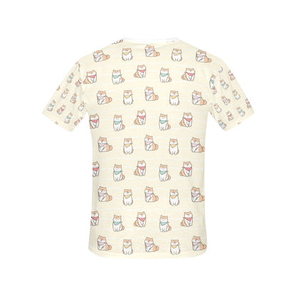Shiba Inu Print Design LKS306 Women's  T-shirt
