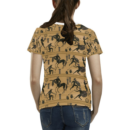 Ancient Greek Statue Print Design LKS304 Women's  T-shirt