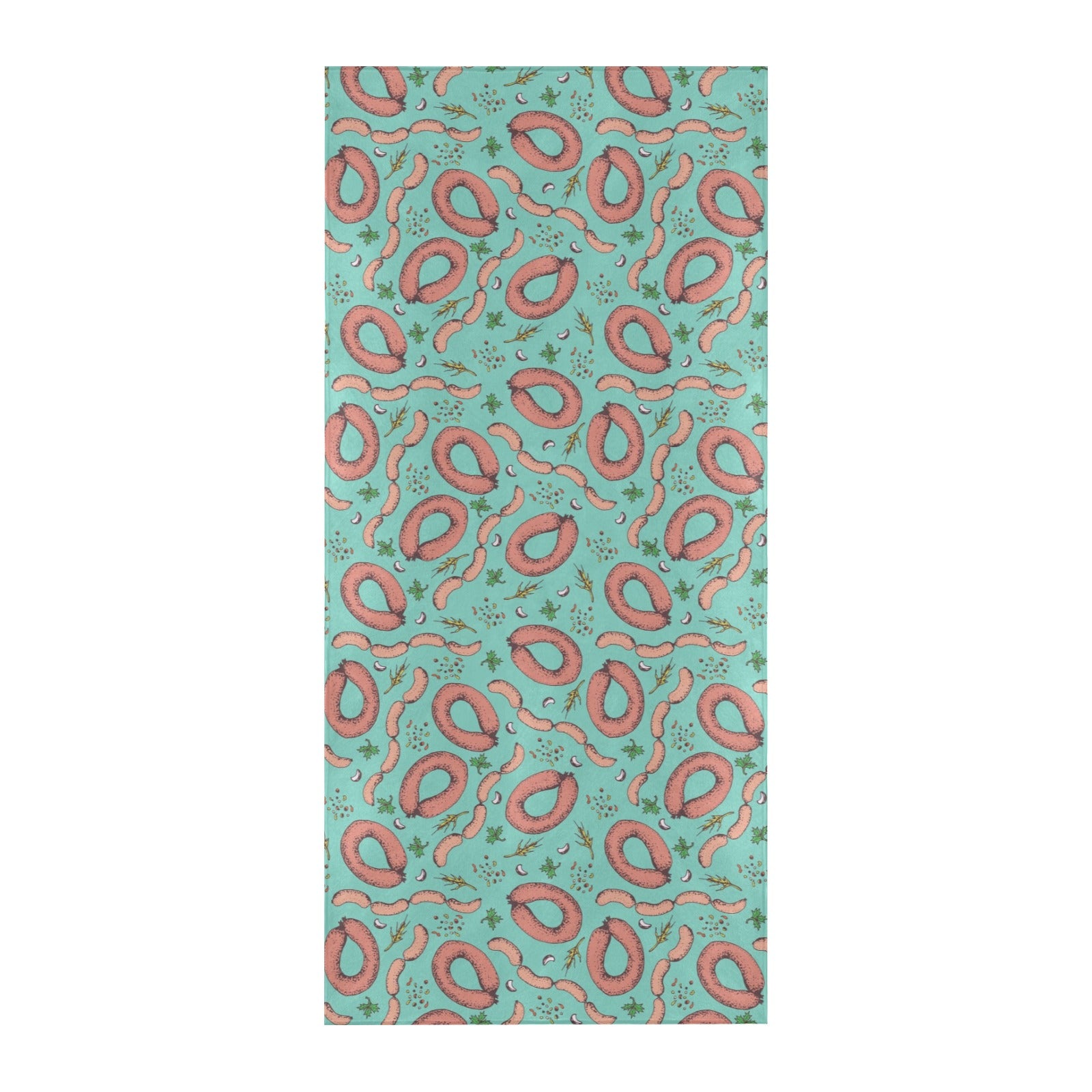 Sausage Print Design LKS303 Beach Towel 32" x 71"