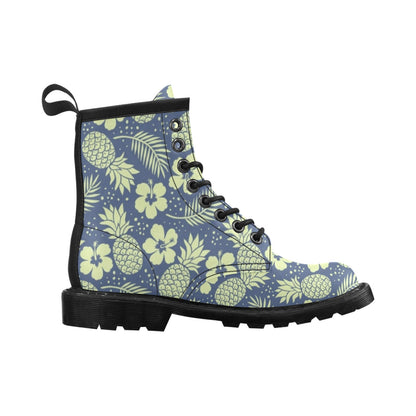 Pineapple Pattern Print Design PP07 Women's Boots