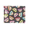 Monkey Head Design Themed Print Men's ID Card Wallet