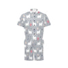 Llama Pattern Print Design 010 Men's Romper