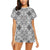 Bandana Print Design LKS309 Women's Short Pajama Set