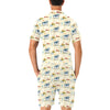 Cow Farm Design Print Men's Romper