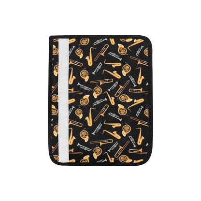 Saxophone Print Design LKS403 Car Seat Belt Cover