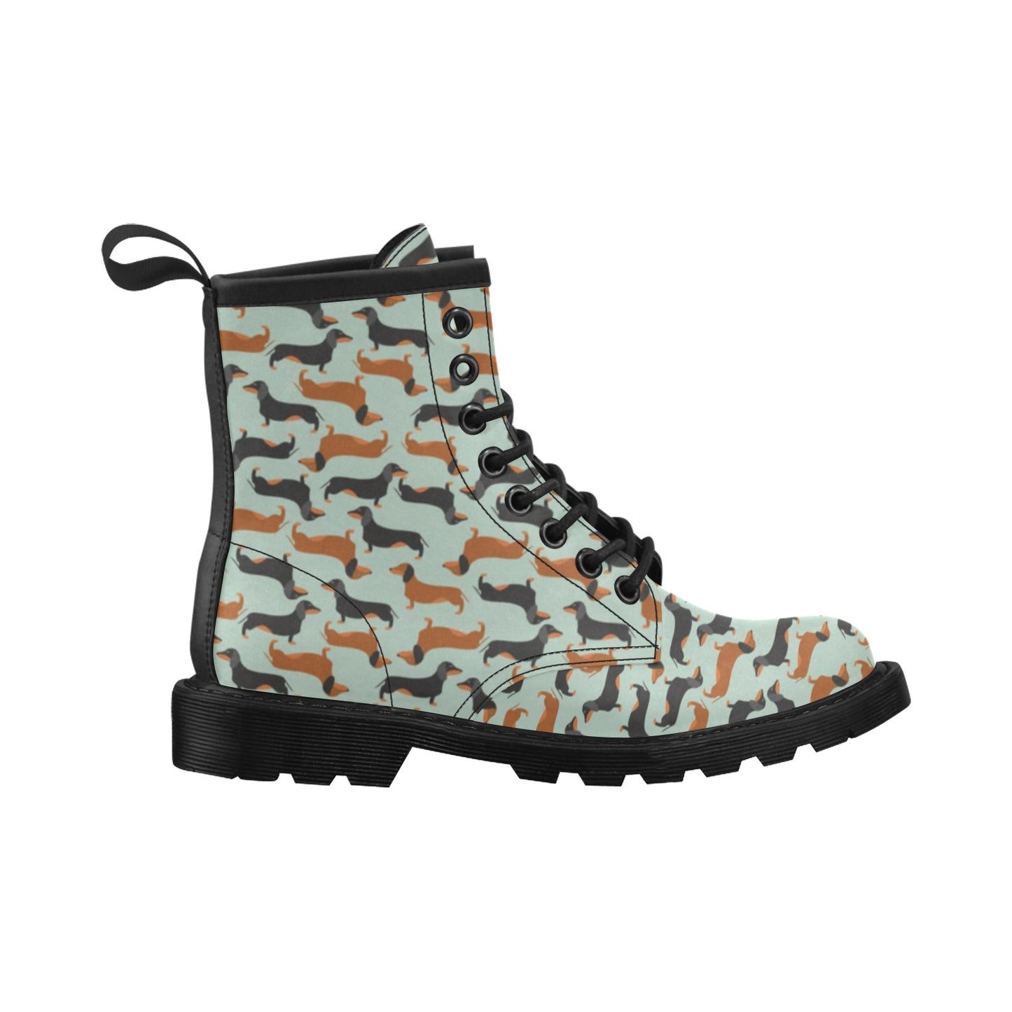 Dachshund Cute Print Pattern Women's Boots