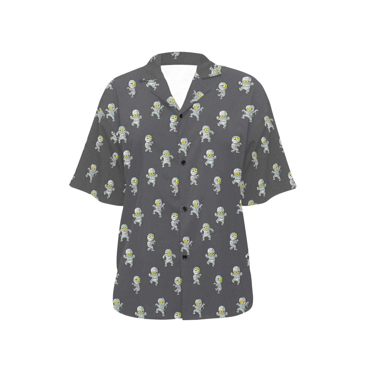 Mummy Print Design LKS305 Women's Hawaiian Shirt