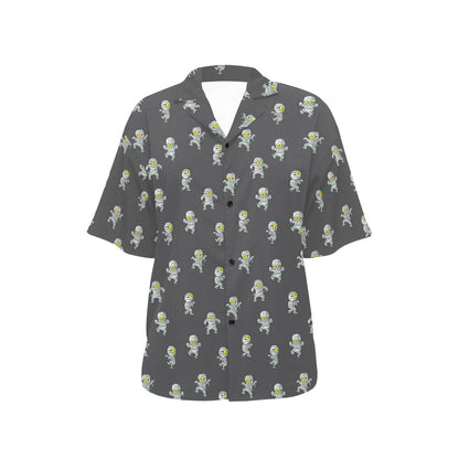 Mummy Print Design LKS305 Women's Hawaiian Shirt