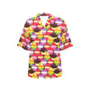 Cupcake Pattern Print Design CP02 Women's Hawaiian Shirt