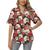 Skull Red Rose Women's Hawaiian Shirt