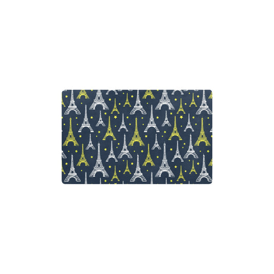 Eiffel Tower Star Print Kitchen Mat