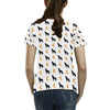 Wolf Moon Print Design LKS302 Women's  T-shirt