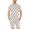 Aztec Wolf Pattern Print Design 01 Men's Romper