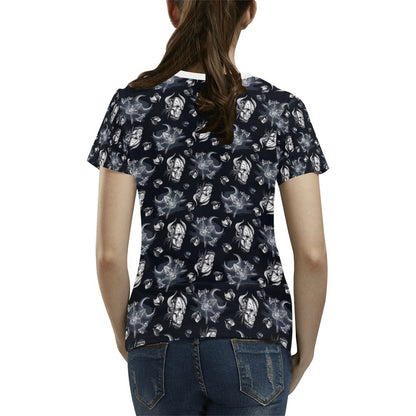Vikings Print Design LKS304 Women's  T-shirt
