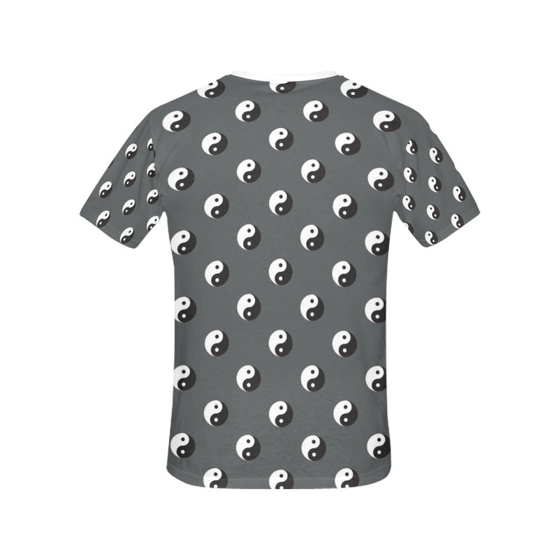 Yin Yang Print Design LKS303 Women's  T-shirt