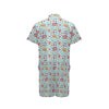 Hippie Print Design LKS307 Men's Romper