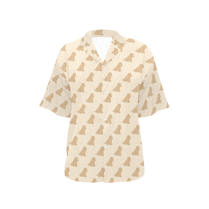 Chinese Shar Pei Pattern Print Design 01 Women's Hawaiian Shirt