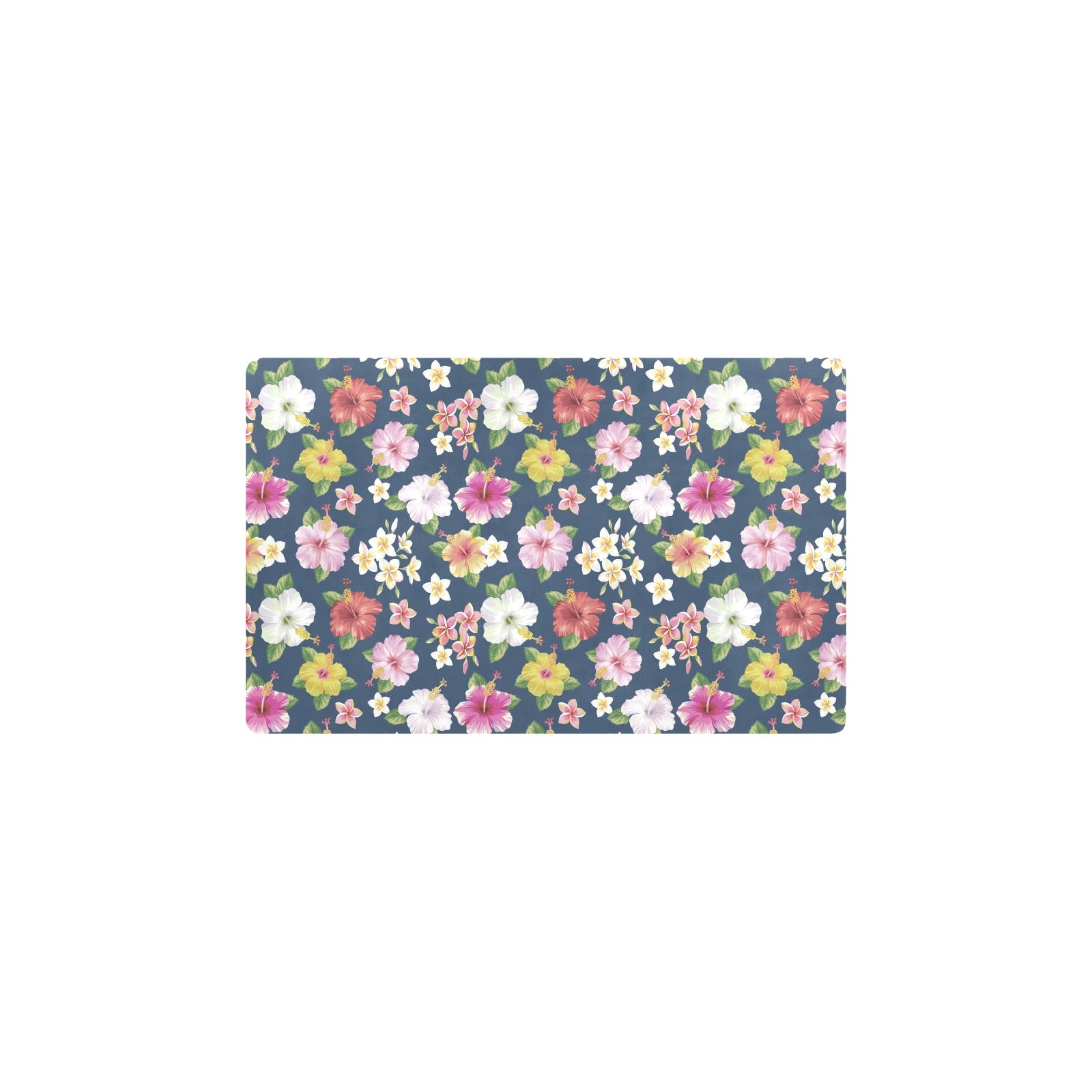 Hibiscus Sweet Print Design LKS304 Kitchen Mat