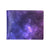 Celestial Purple Blue Galaxy Men's ID Card Wallet