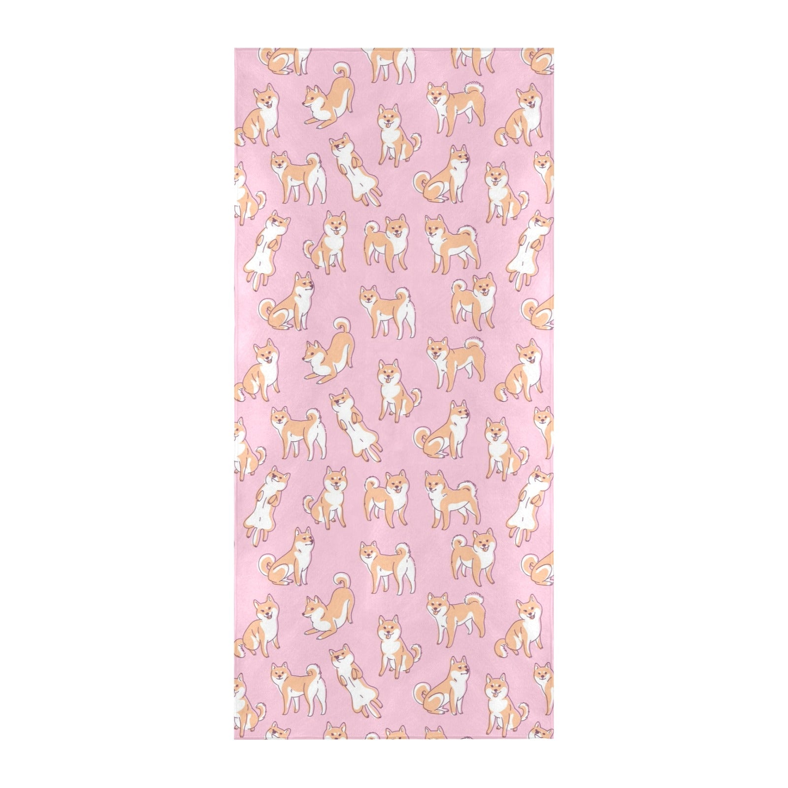 Shiba Inu Print Design LKS303 Beach Towel 32" x 71"