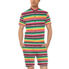 Mexican Blanket Classic Print Pattern Men's Romper