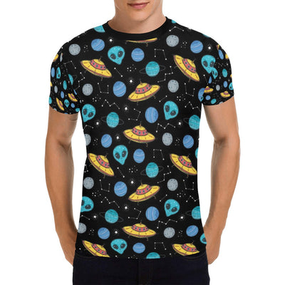 UFO Alien Print Design LKS306 Men's All Over Print T-shirt