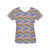 Surfboard Pattern Print Design LKS303 Women's  T-shirt