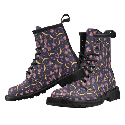 Anemone Pattern Print Design AM012 Women's Boots