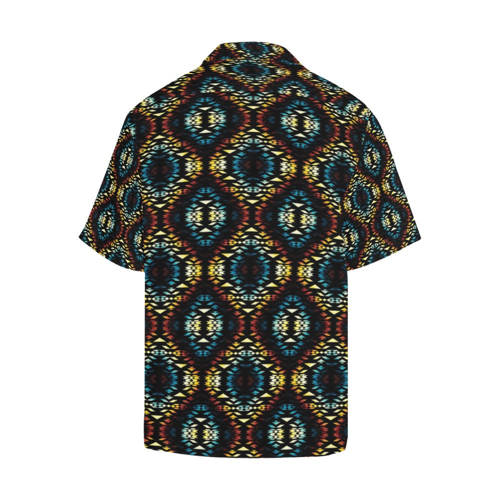 Tribal Pattern Print Design LKS309 Men's Hawaiian Shirt