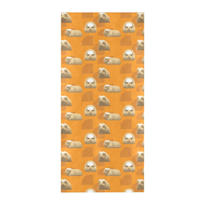 Guinea Pig Print Design LKS403 Beach Towel 32" x 71"
