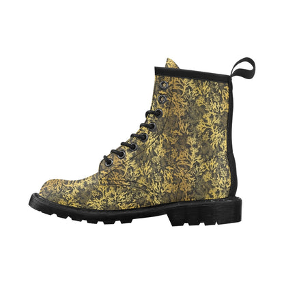 Seaweed Print Design LKS303 Women's Boots