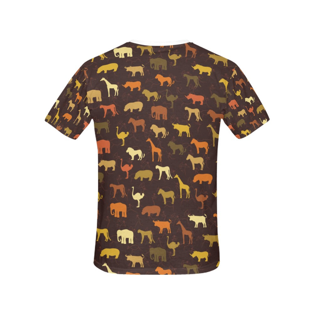 Safari Animal Print Design LKS301 Women's  T-shirt